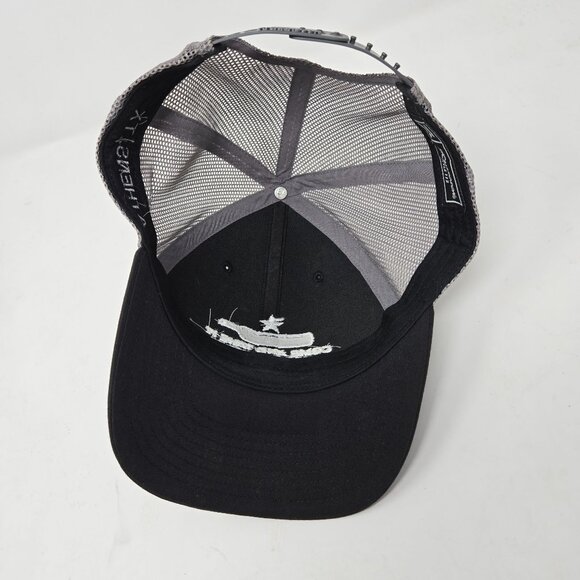 Come And Take It Athens TX Snapback Hat By Richardson Style 112 Black & Gray Tru - Picture 5 of 6